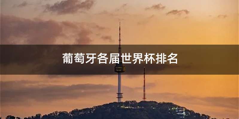 葡萄牙各届世界杯排名