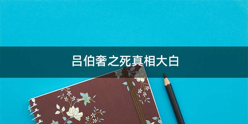 吕伯奢之死真相大白