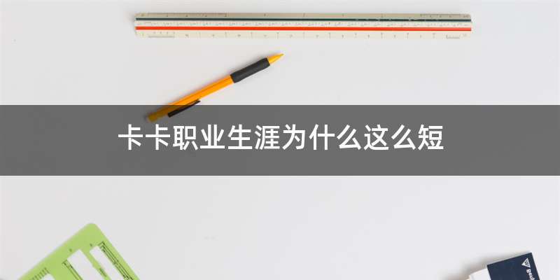 卡卡职业生涯为什么这么短