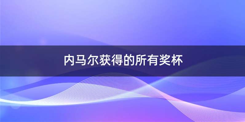内马尔获得的所有奖杯