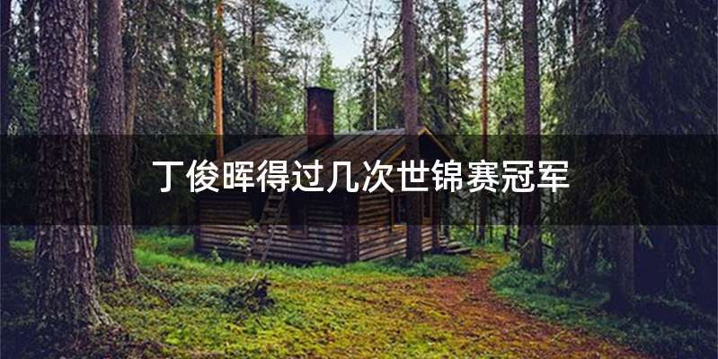 丁俊晖得过几次世锦赛冠军