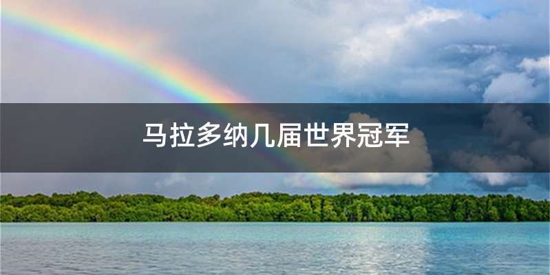 马拉多纳几届世界冠军