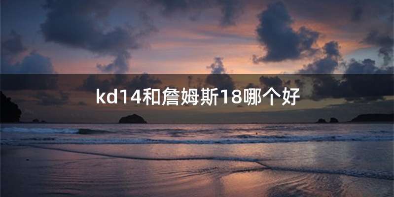 kd14和詹姆斯18哪个好