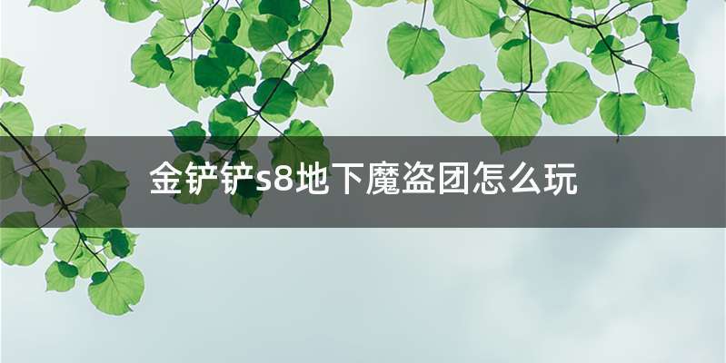 金铲铲s8地下魔盗团怎么玩