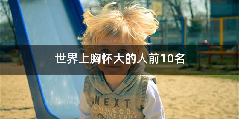 世界上胸怀大的人前10名