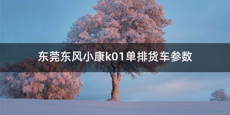 东莞东风小康k01单排货车参数