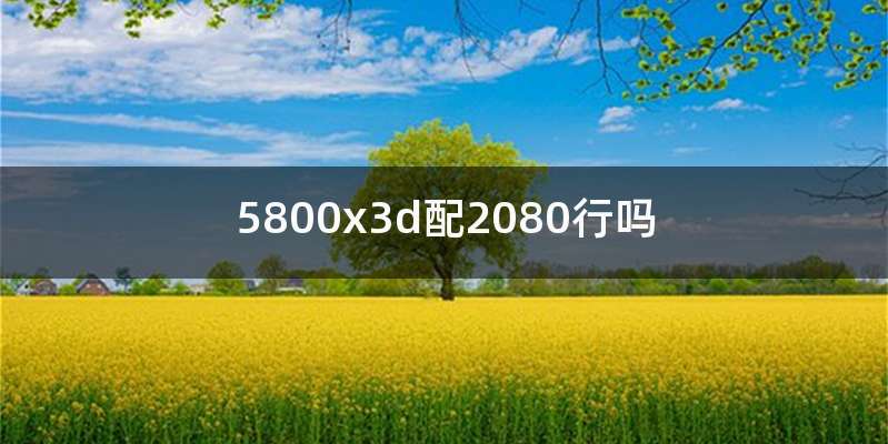 5800x3d配2080行吗