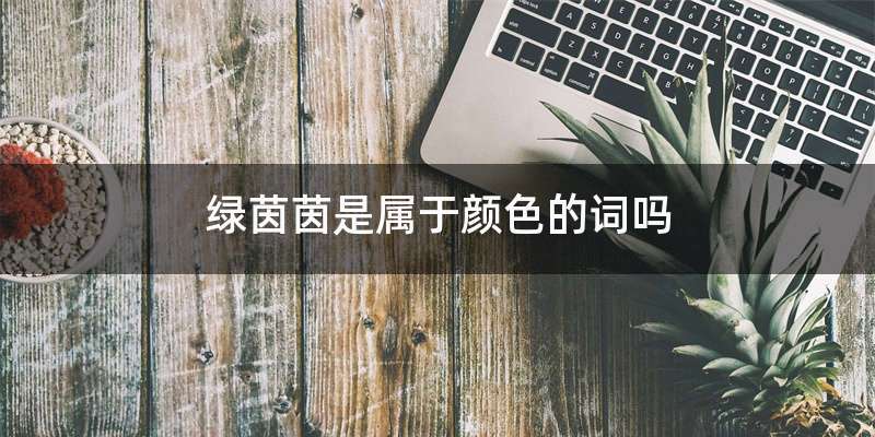 绿茵茵是属于颜色的词吗