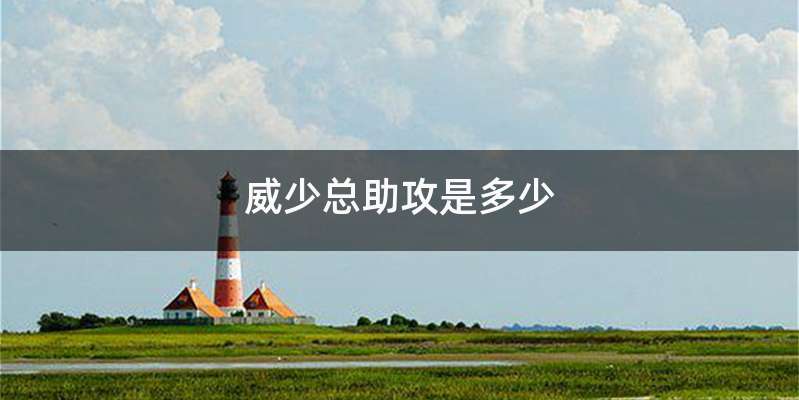 威少总助攻是多少