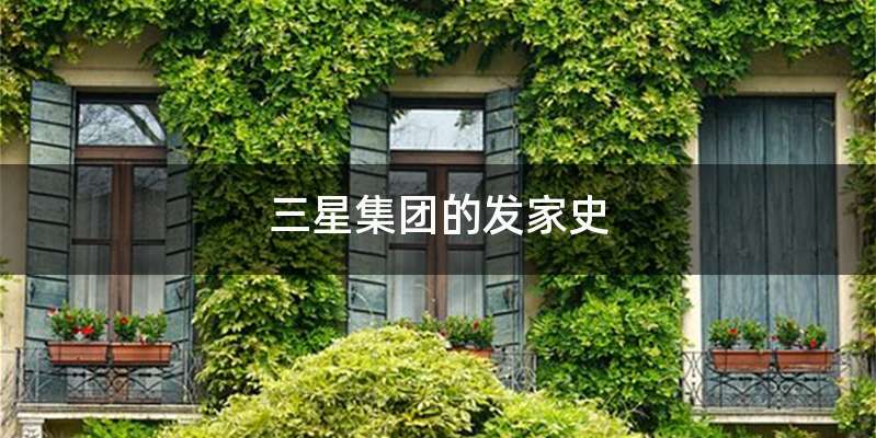 三星集团的发家史