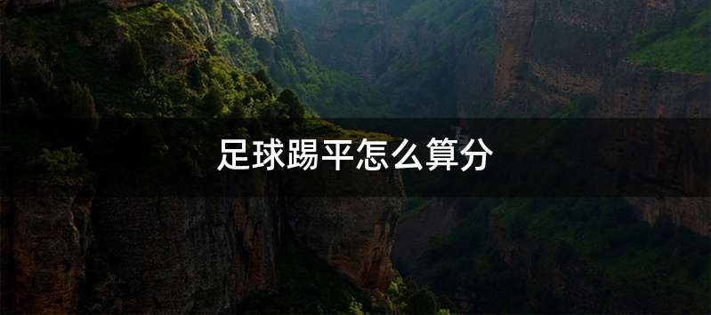 足球踢平怎么算分