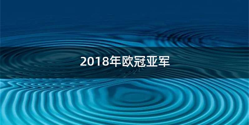 2018年欧冠亚军