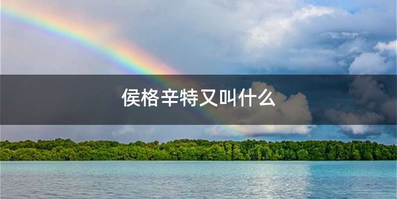 侯格辛特又叫什么