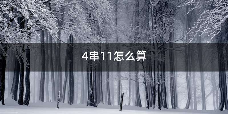 4串11怎么算