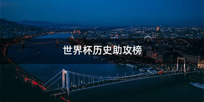 世界杯历史助攻榜