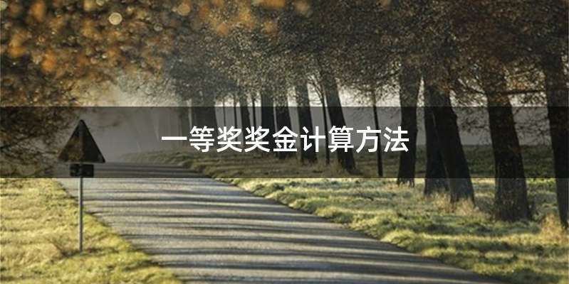 一等奖奖金计算方法