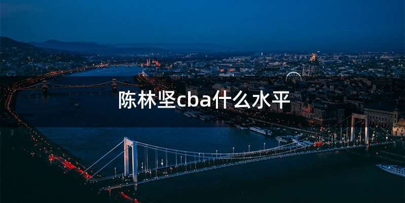 陈林坚cba什么水平