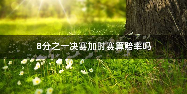 8分之一决赛加时赛算赔率吗