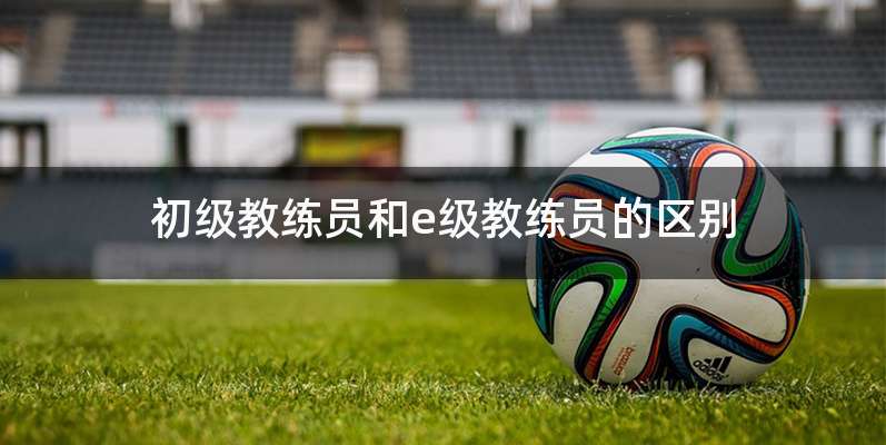 初级教练员和e级教练员的区别