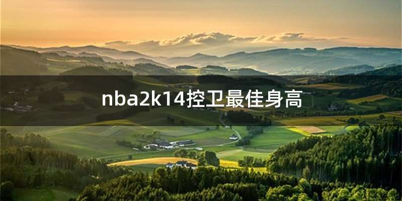 nba2k14控卫最佳身高