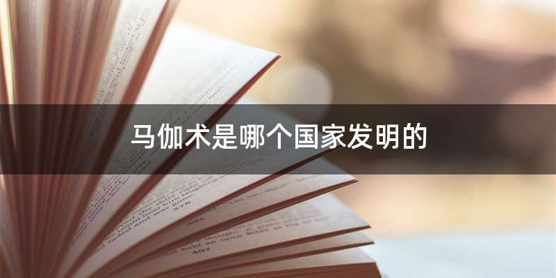马伽术是哪个国家发明的