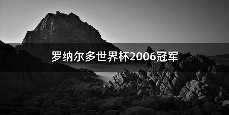 罗纳尔多世界杯2006冠军