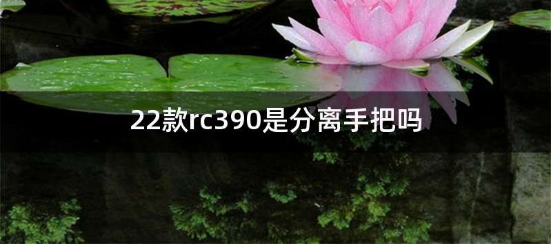 22款rc390是分离手把吗