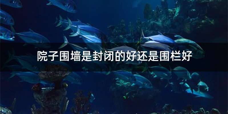 院子围墙是封闭的好还是围栏好