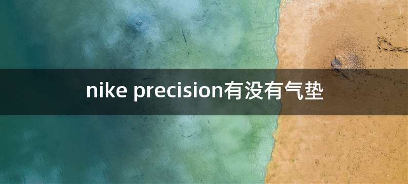nike precision有没有气垫