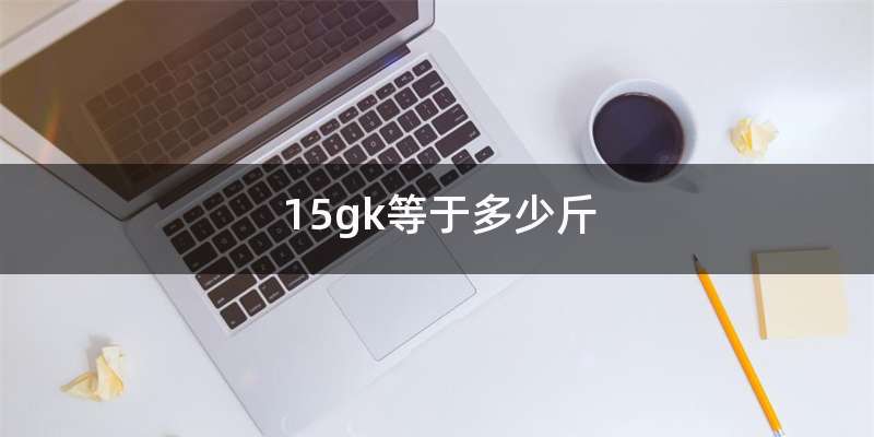 15gk等于多少斤