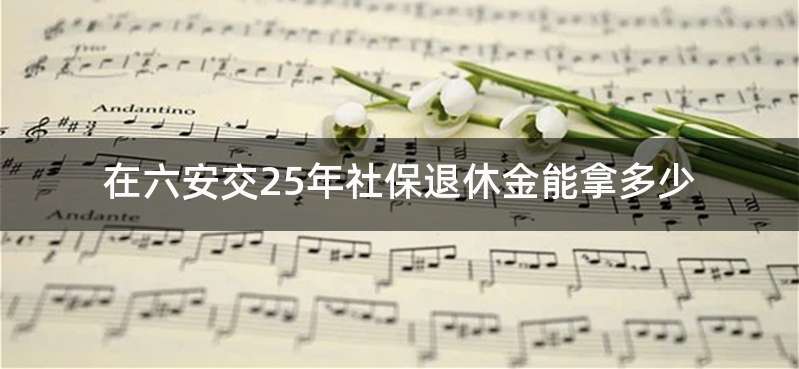 在六安交25年社保退休金能拿多少