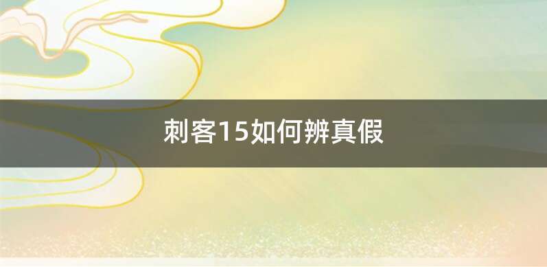 刺客15如何辨真假