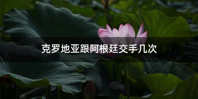 克罗地亚跟阿根廷交手几次