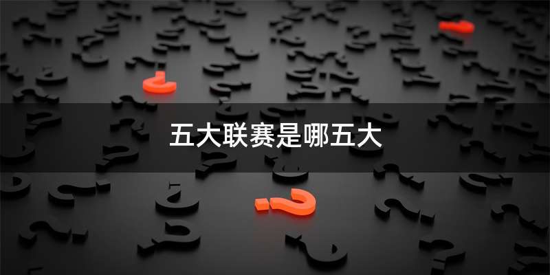 五大联赛是哪五大