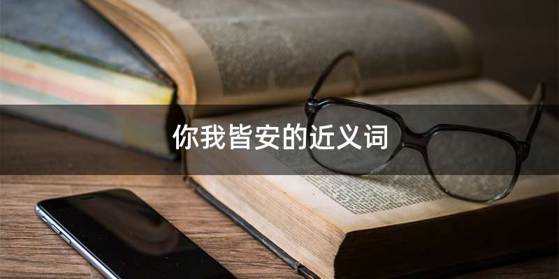 你我皆安的近义词