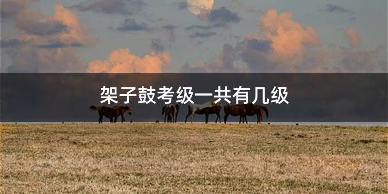 架子鼓考级一共有几级