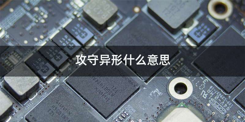 攻守异形什么意思