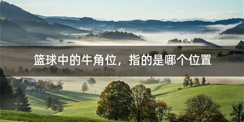 篮球中的牛角位,指的是哪个位置