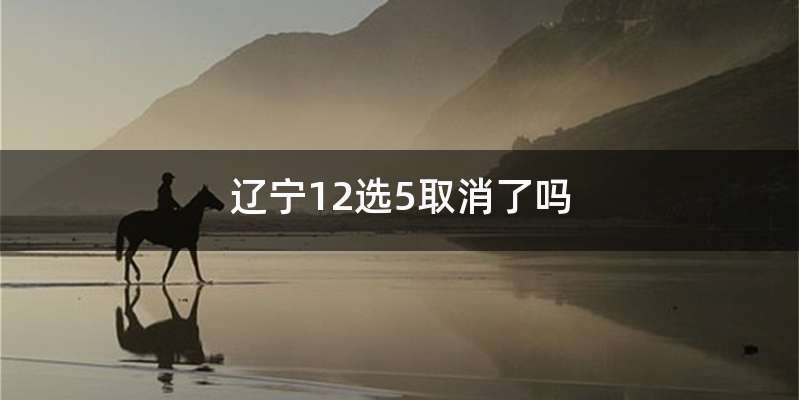 辽宁12选5取消了吗