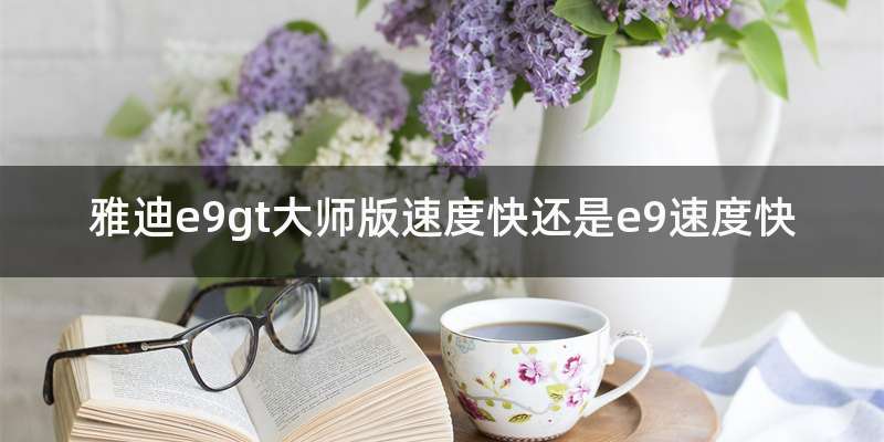 雅迪e9gt大师版速度快还是e9速度快