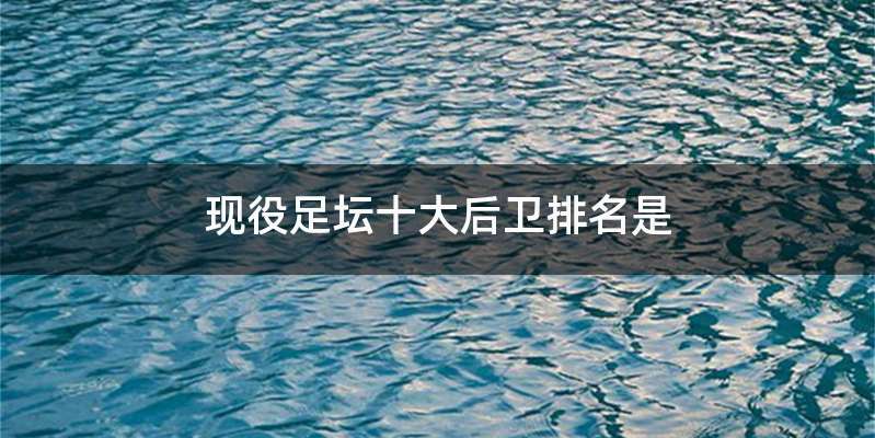 现役足坛十大后卫排名是