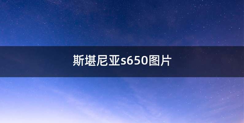 斯堪尼亚s650图片