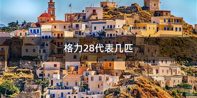 格力28代表几匹