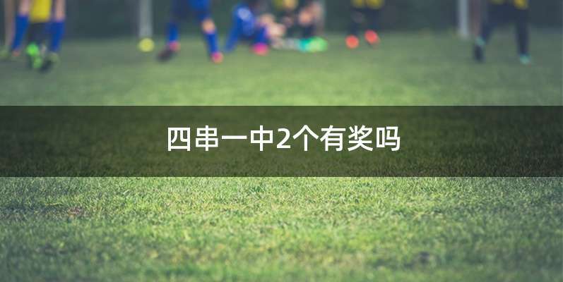 四串一中2个有奖吗