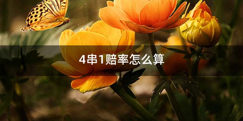 4串1赔率怎么算