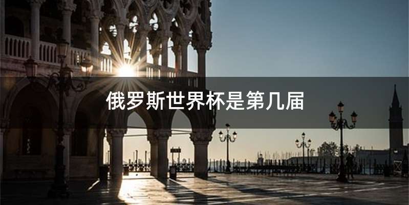 俄罗斯世界杯是第几届