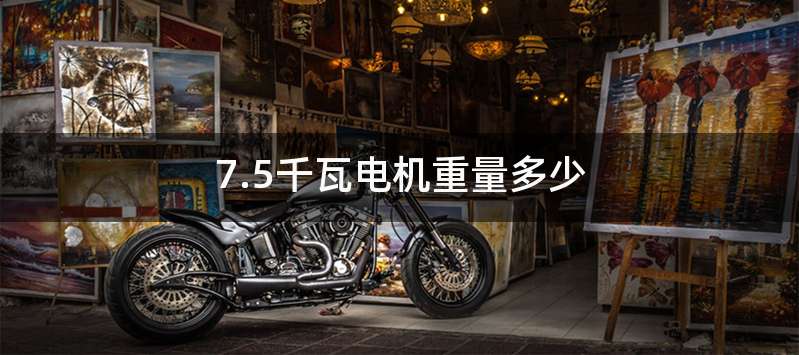 7.5千瓦电机重量多少