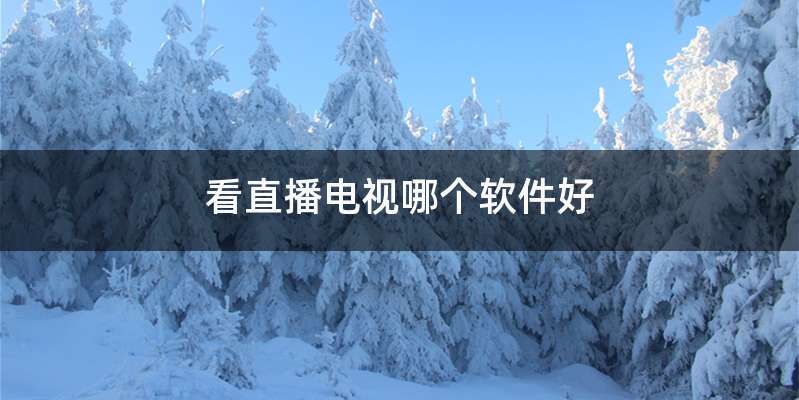 看直播电视哪个软件好