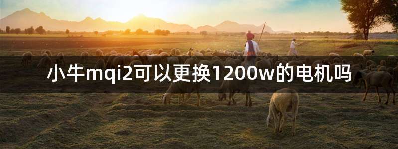 小牛mqi2可以更换1200w的电机吗