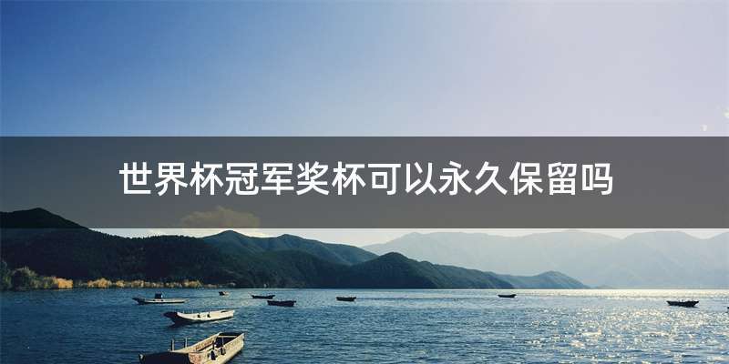 世界杯冠军奖杯可以永久保留吗